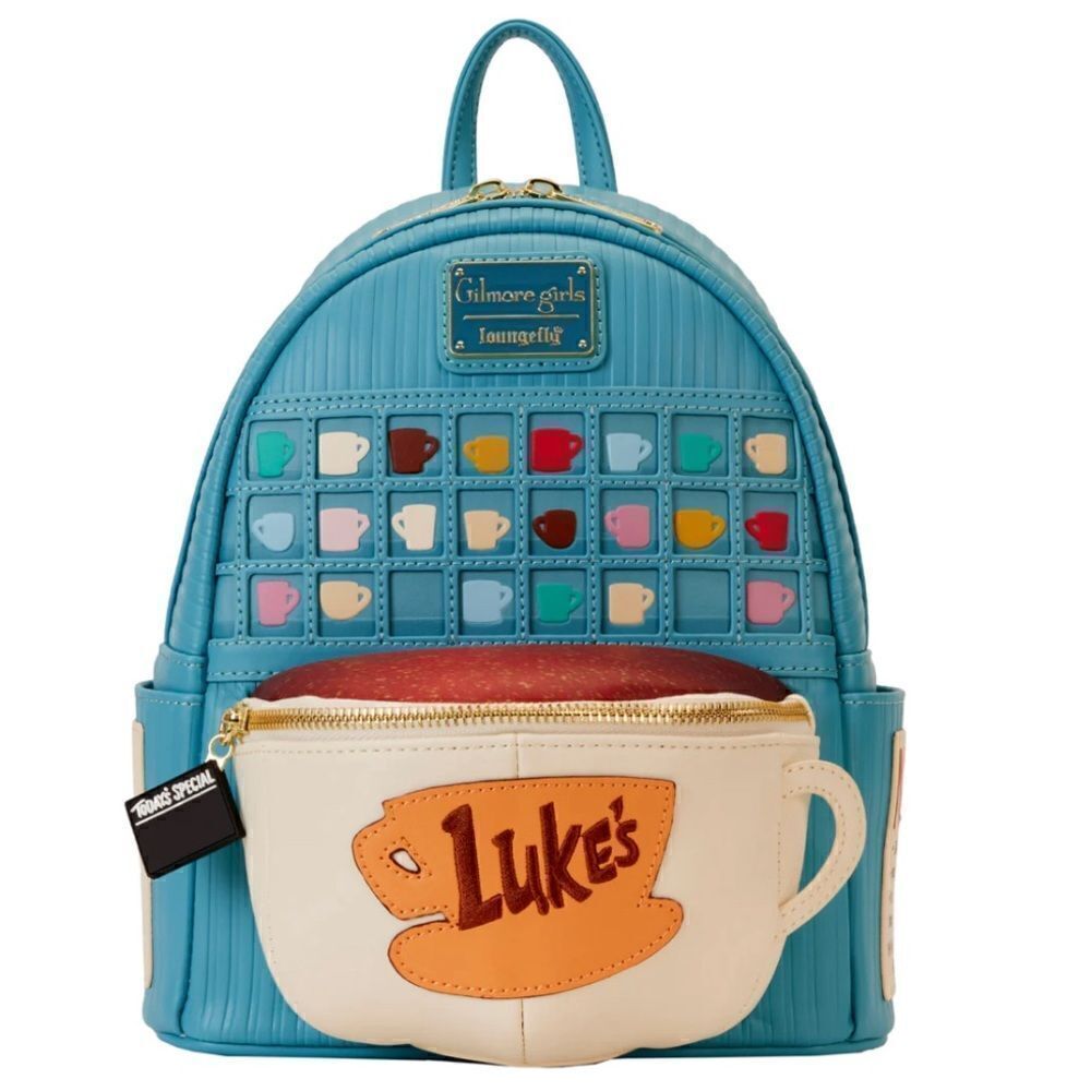 ☕️☕️Loungefly Gilmore Girls Lukes Diner Domed Coffee Cup Mini Backpack